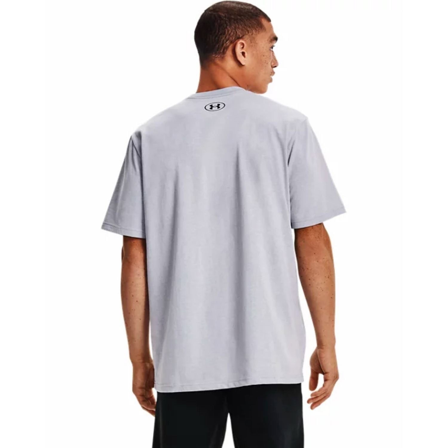 Tričko UNDER ARMOUR ABC Camo Boxed Logo SS Grey - OBLEČENIE - 4