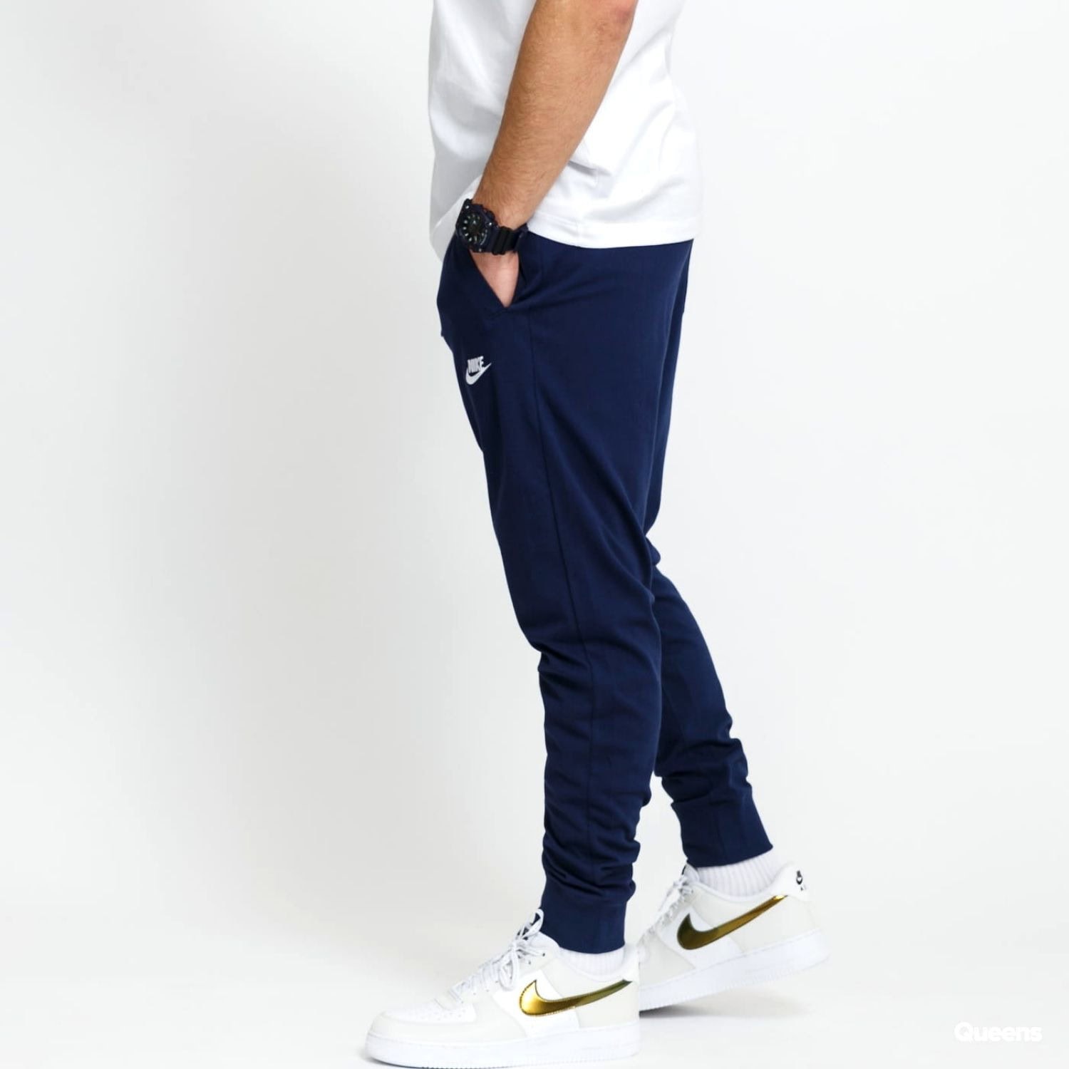 Tepláky NIKE M NSW Club Jggr JSY Blue - Tepláky - 2