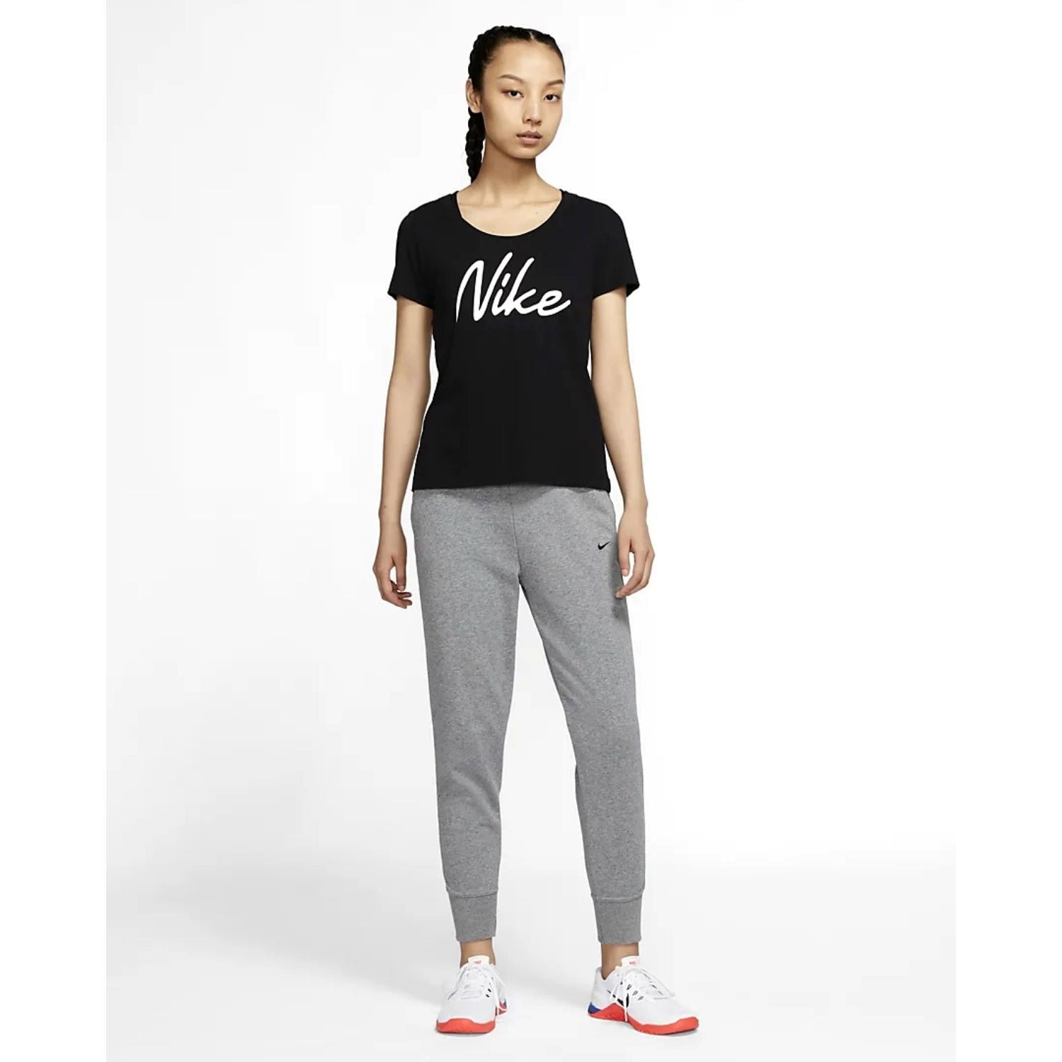 Tepláky NIKE Dri-FIT Get Fit Women's T Grey - Tepláky - 5