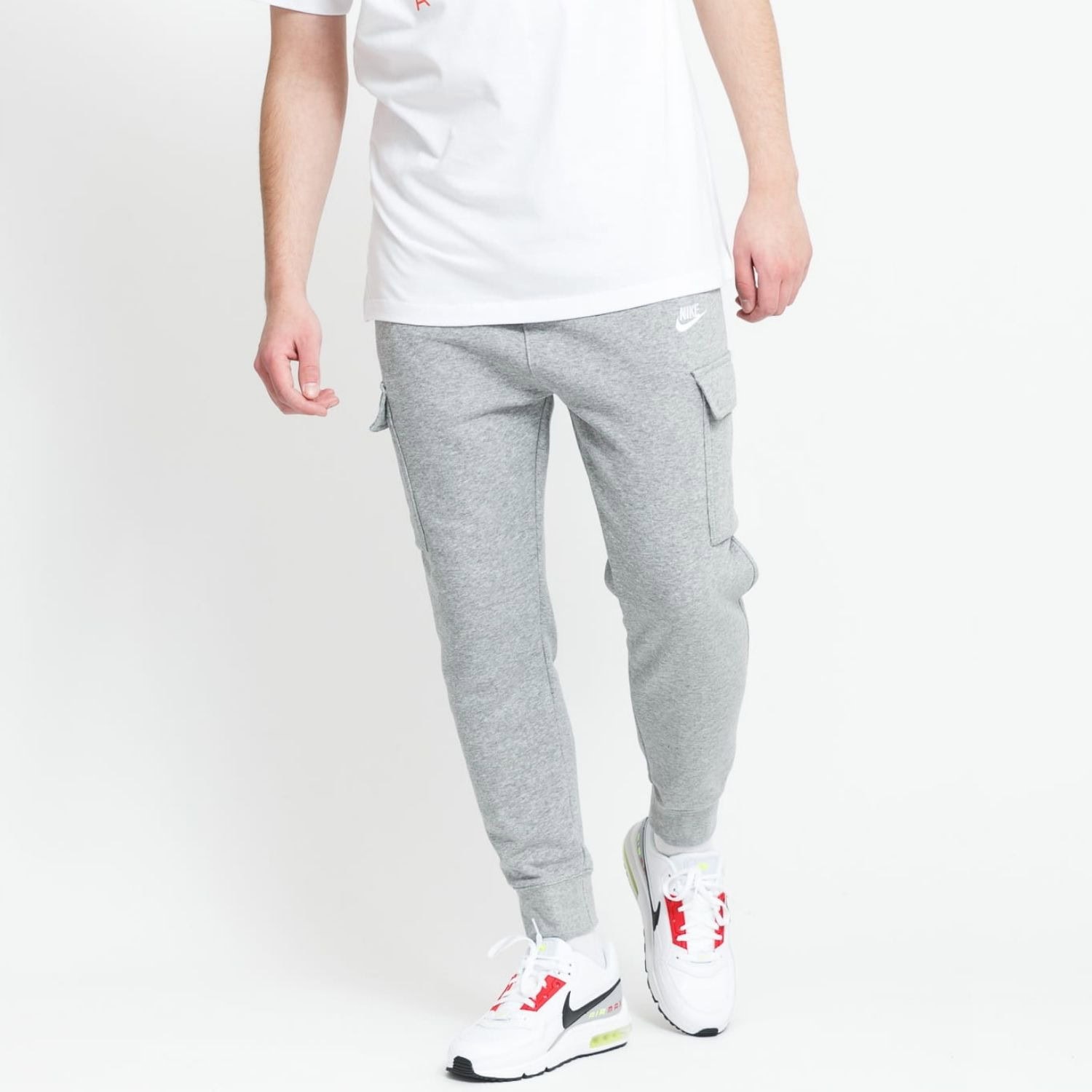 Tepláky NIKE Sportswear Club French Grey - Tepláky - 1