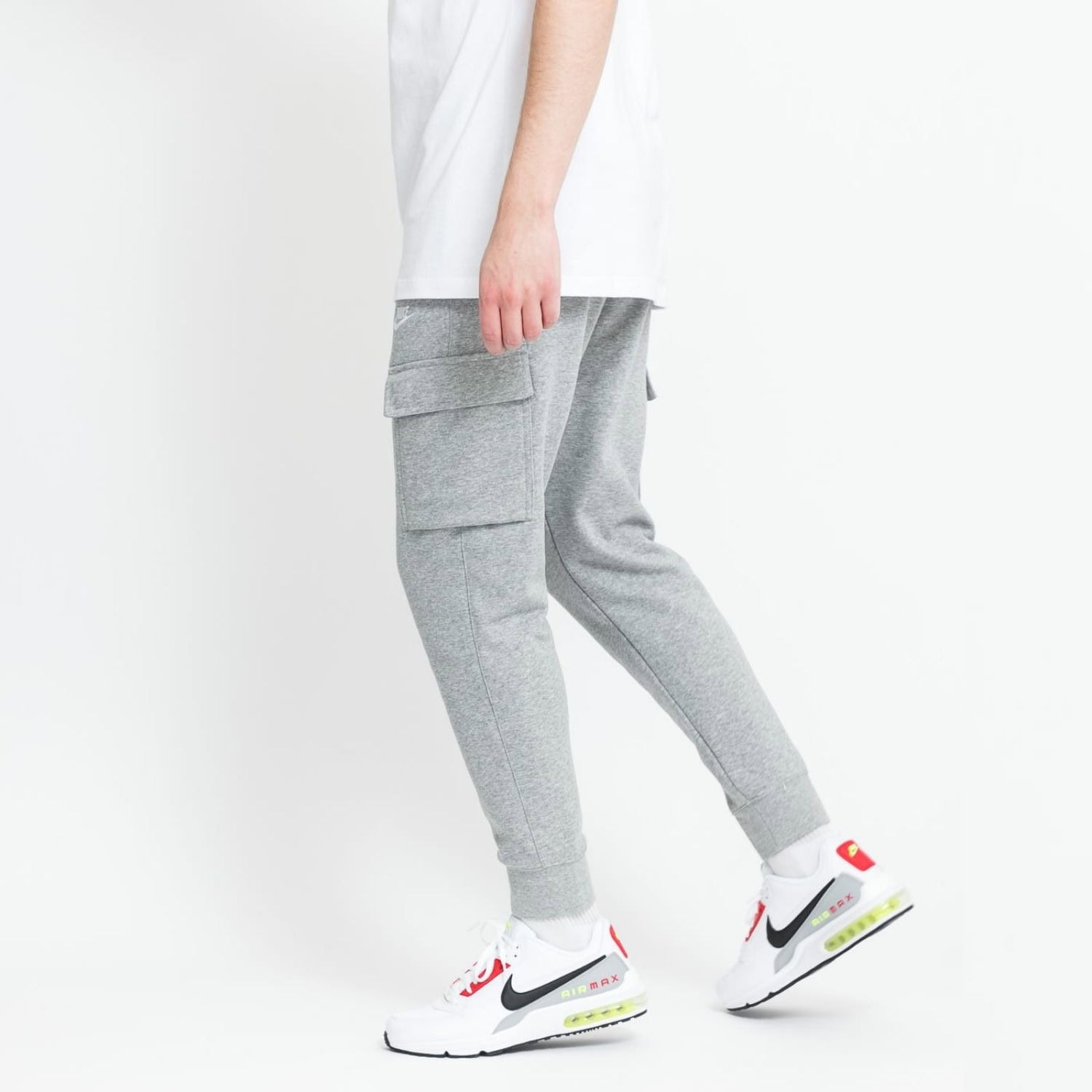 Tepláky NIKE Sportswear Club French Grey - Tepláky - 3