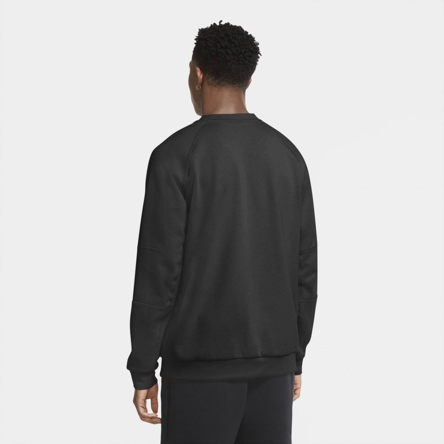 Mikina NIKE Sportswear Fleece Black - Mikiny bez kapucne - 2