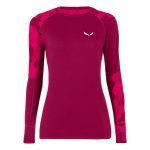 Merino tričko SALEWA Cristallo Warm W Red