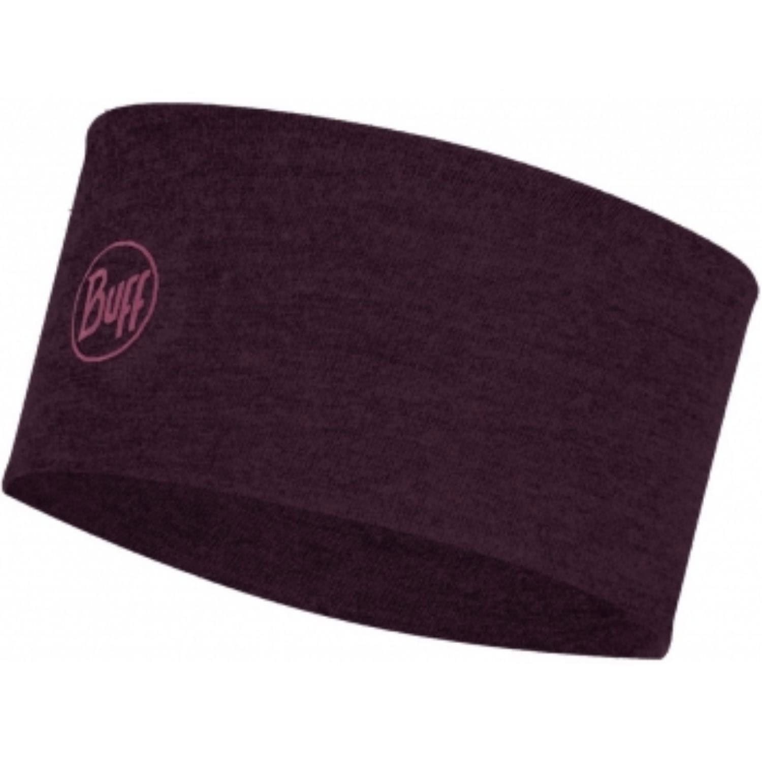 Čelenka BUFF Merino Headband Solid Deep Purple - Čiapky - 1