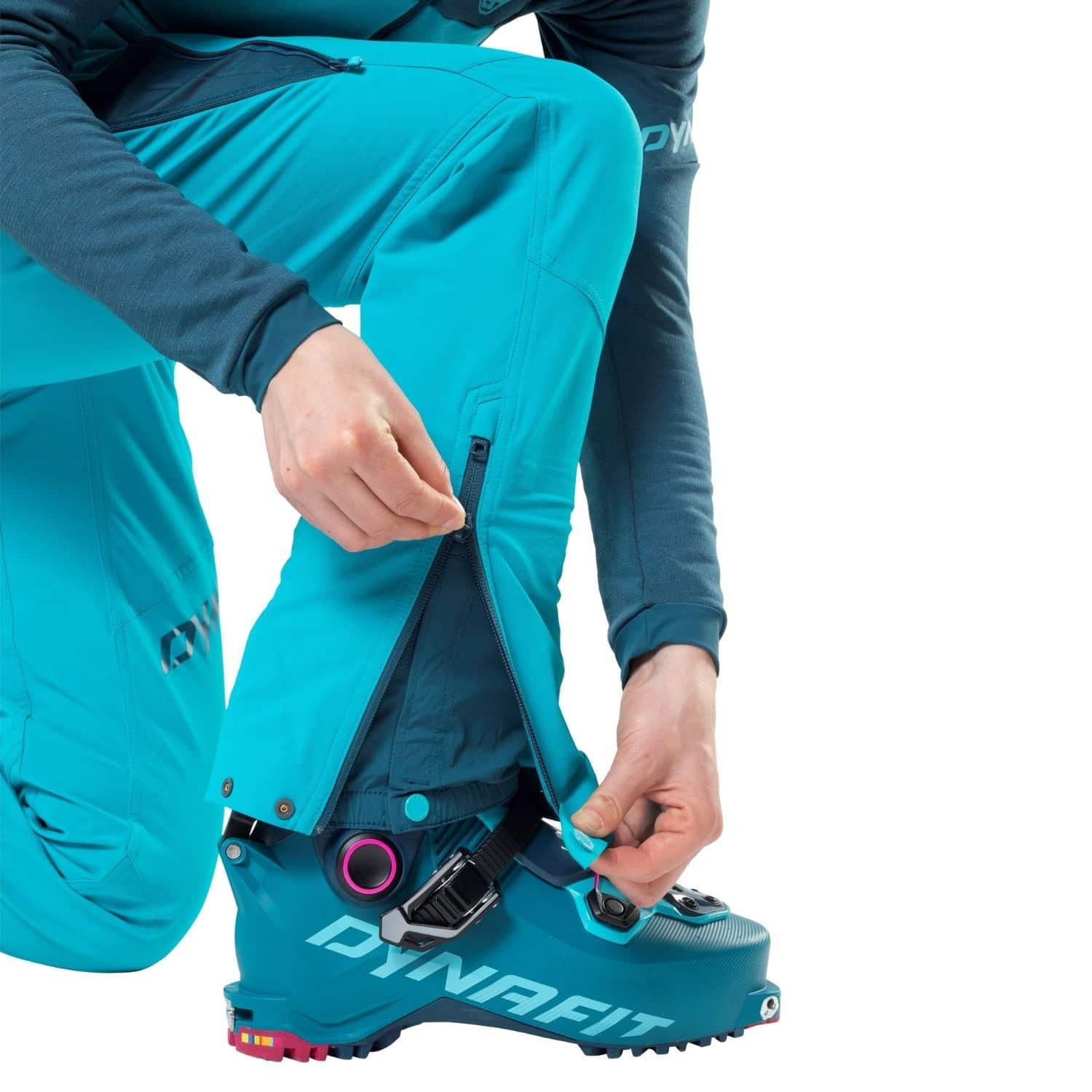 Nohavice DYNAFIT Mercury 2 Dynastretch Pants W Ocean - Nohavice na bežky a skialp - 4