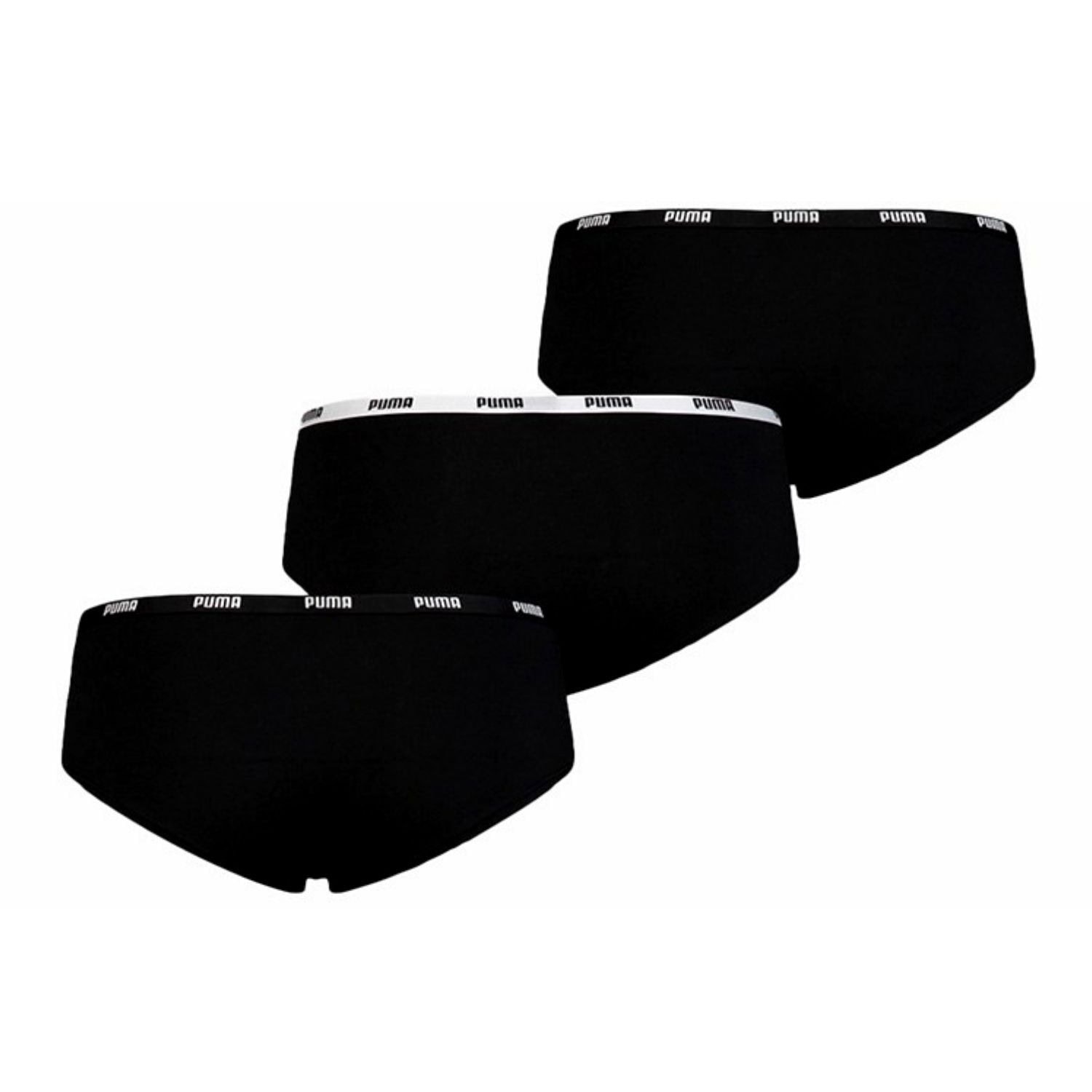 Nohavičky PUMA Hipster 3-pack Black - Spodná bielizeň - 2
