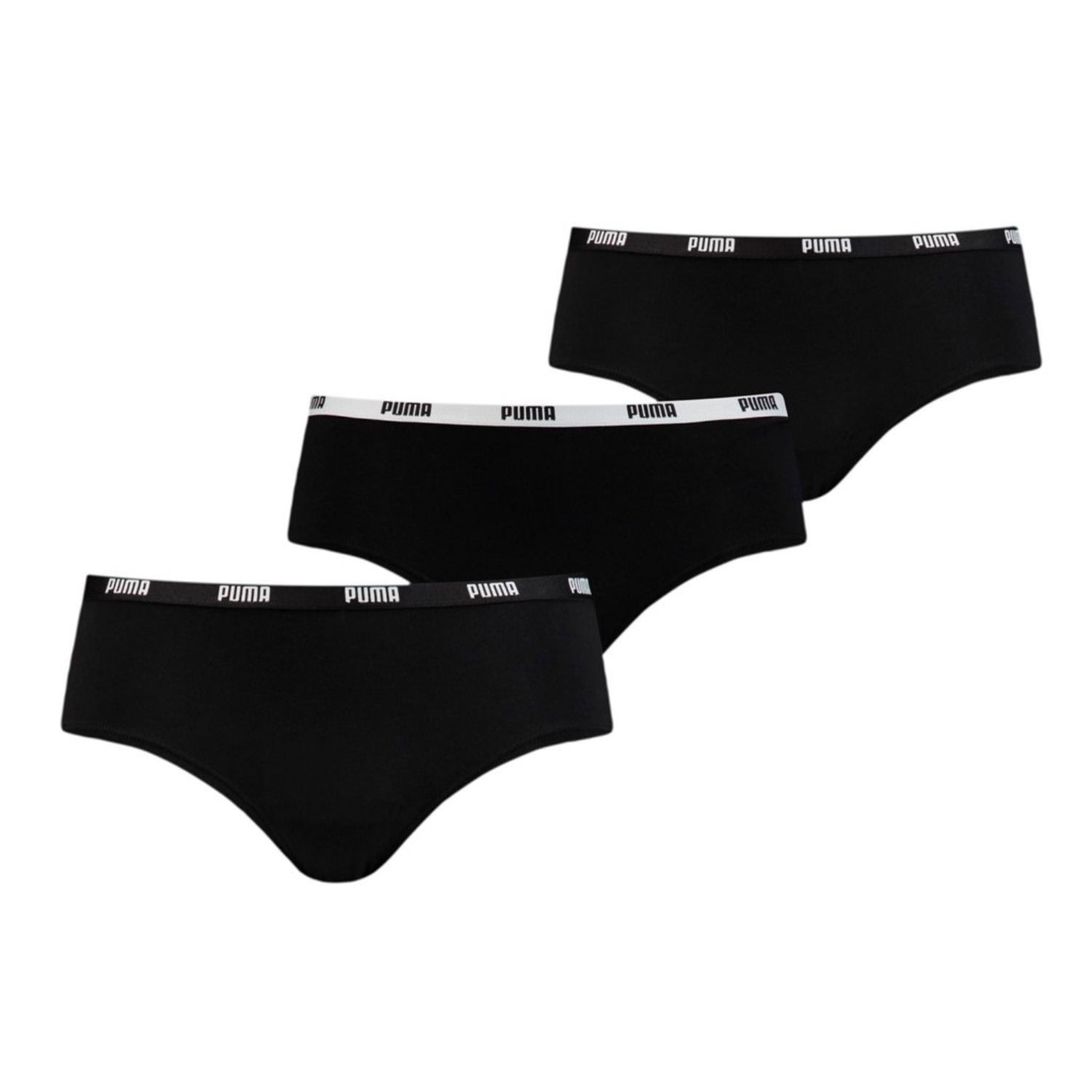 Nohavičky PUMA Hipster 3-pack Black - Spodná bielizeň - 1