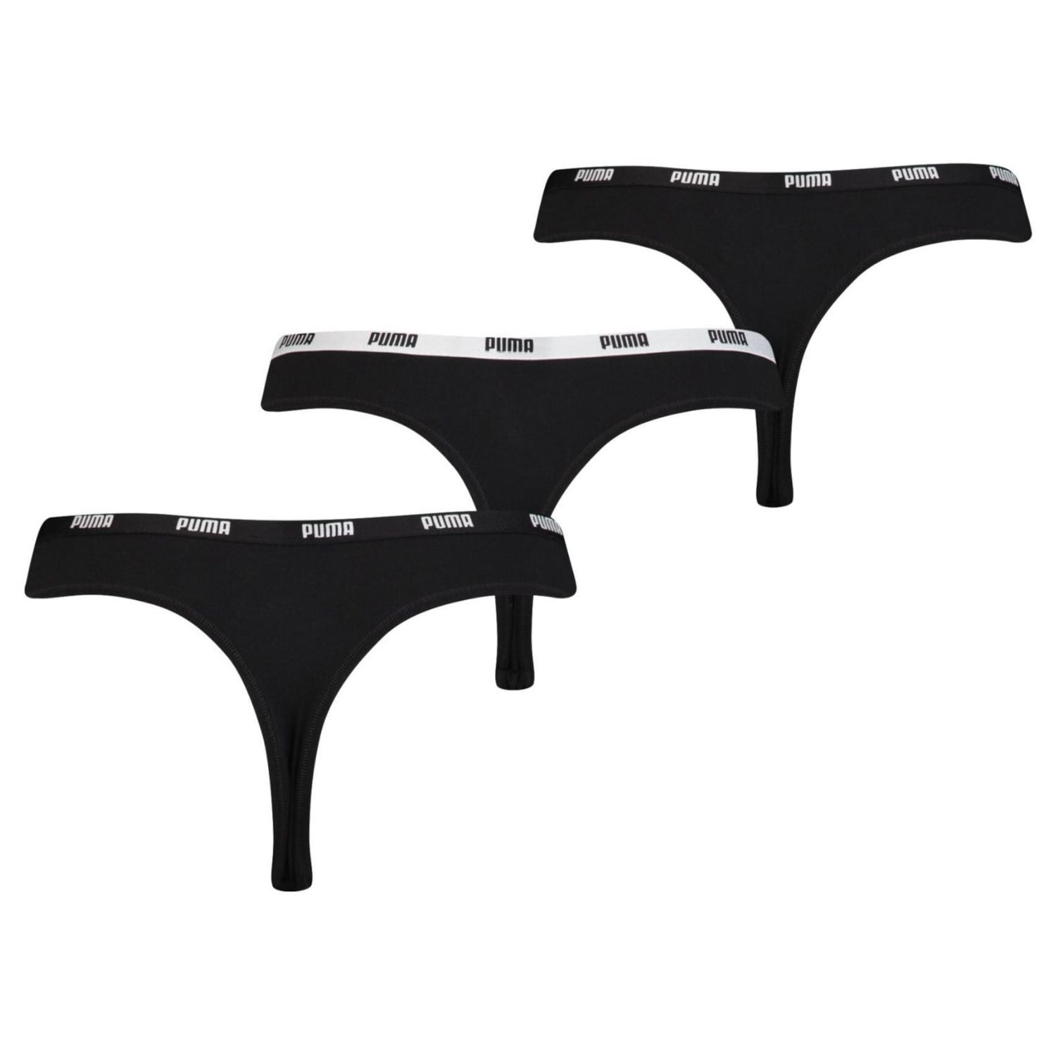 Nohavičky PUMA String 3-pack Black - Spodná bielizeň - 2