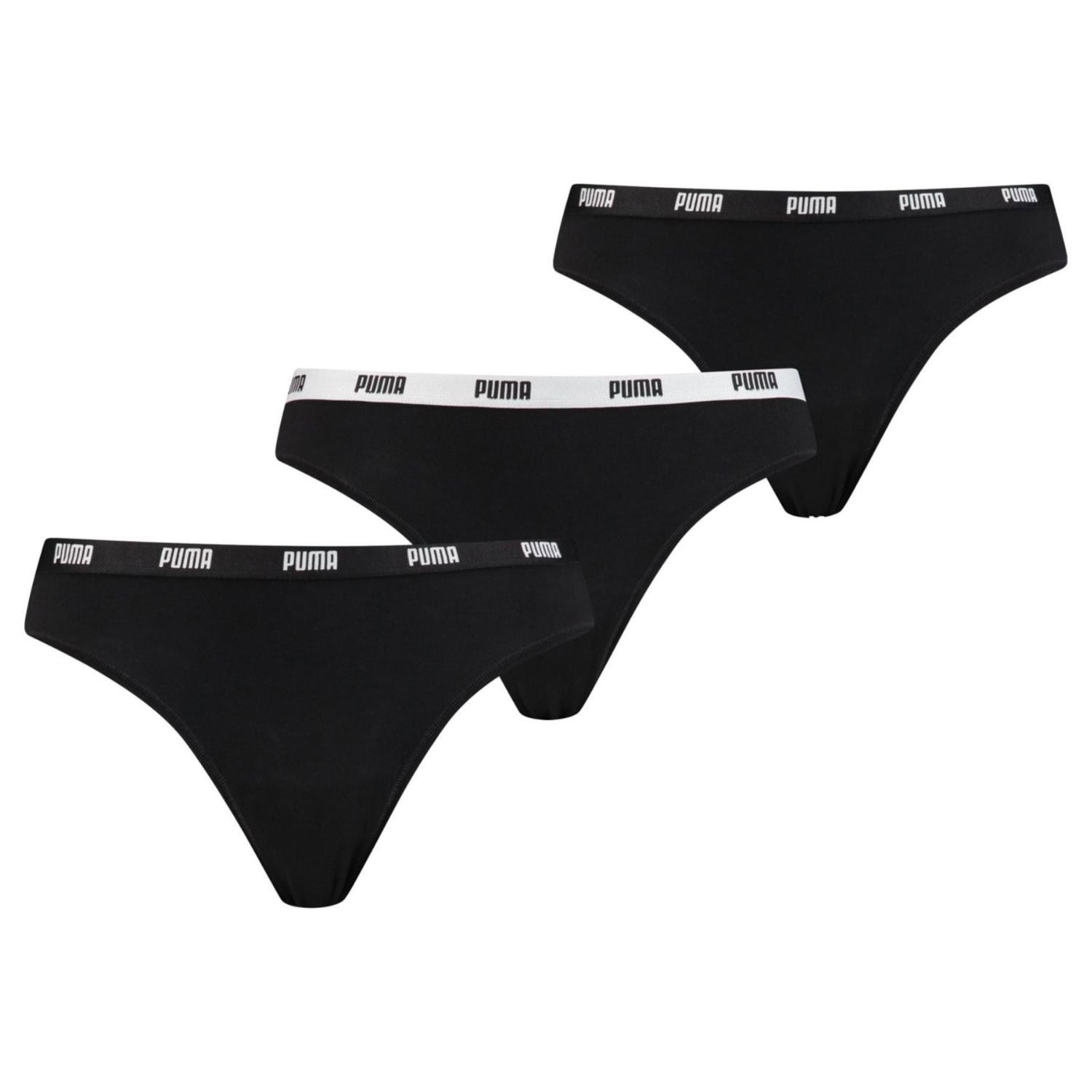 Nohavičky PUMA String 3-pack Black - Spodná bielizeň - 1