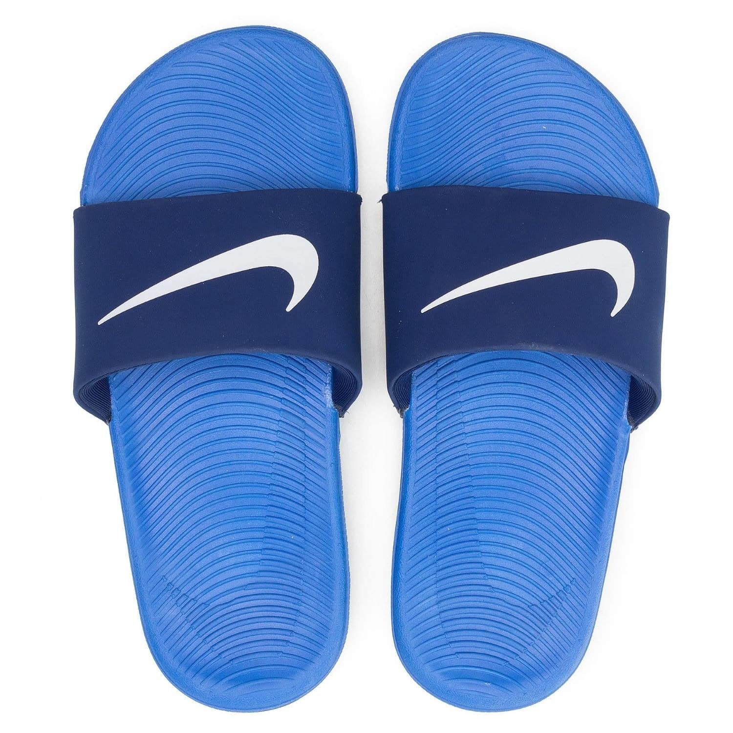 Šľapky NIKE Kawa Slide (GS/PS) JR Blue/White - Šľapky a sandále - 4