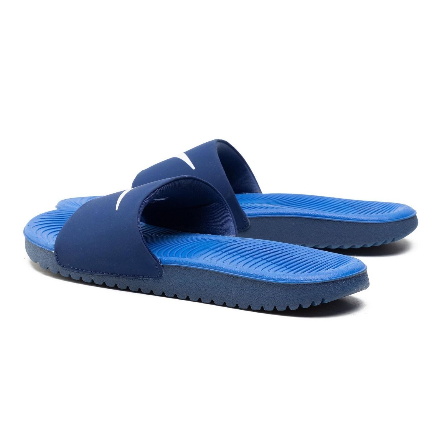 Šľapky NIKE Kawa Slide (GS/PS) JR Blue/White - Šľapky a sandále - 3