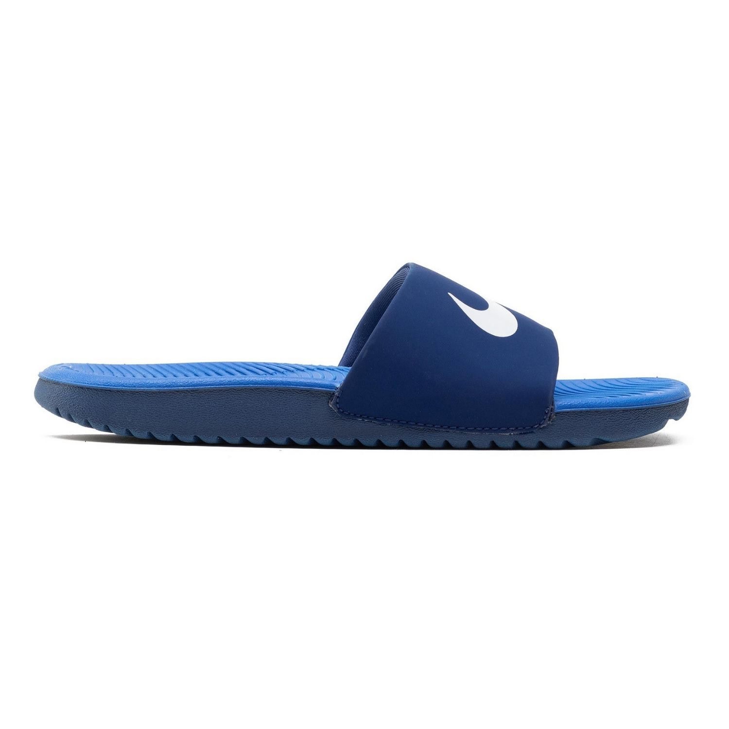 Šľapky NIKE Kawa Slide (GS/PS) JR Blue/White - Šľapky a sandále - 2