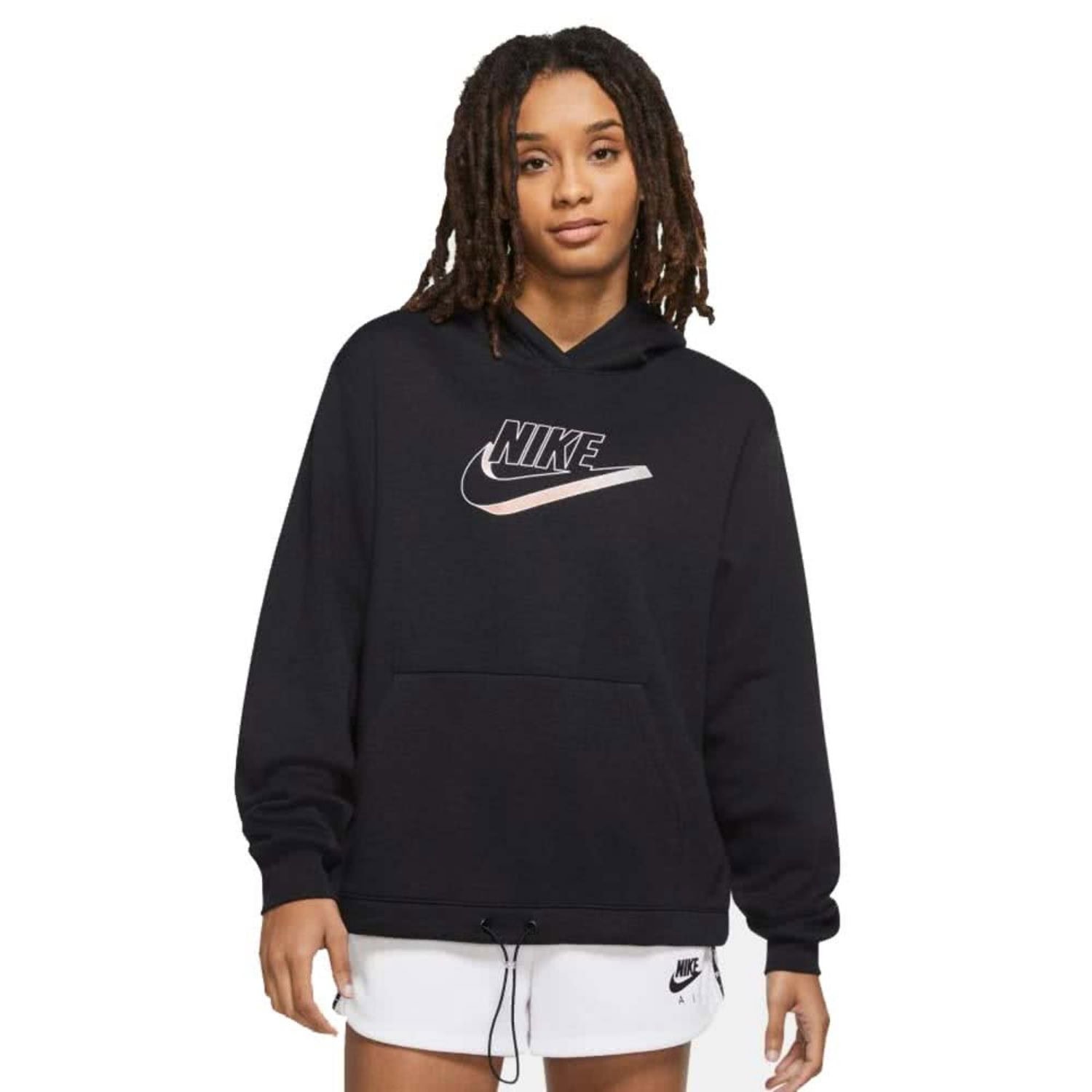 Mikina NIKE Sportswear Women's Pullov Black - Mikiny s kapucňou - 1