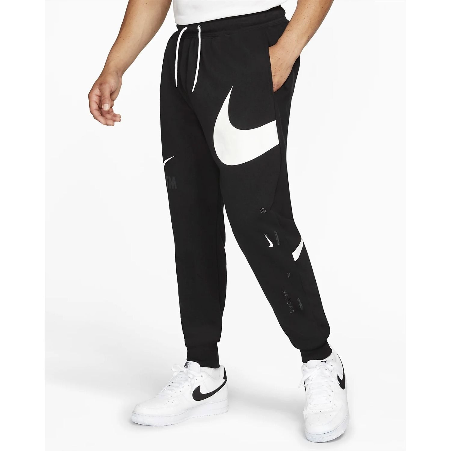 Tepláky NIKE Sportswear Swoosh Men's S Black - Tepláky - 1