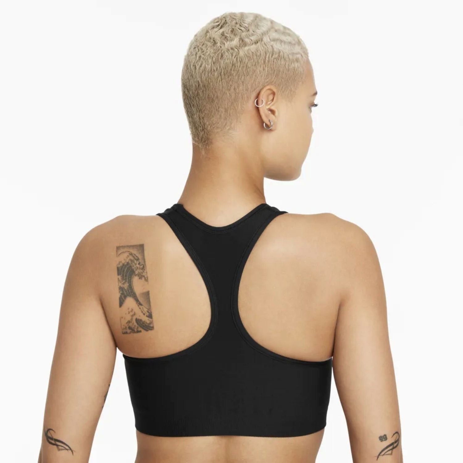Športová podprsenka NIKE Dri-FIT Swoosh Seamless Black - Športové podprsenky - 4
