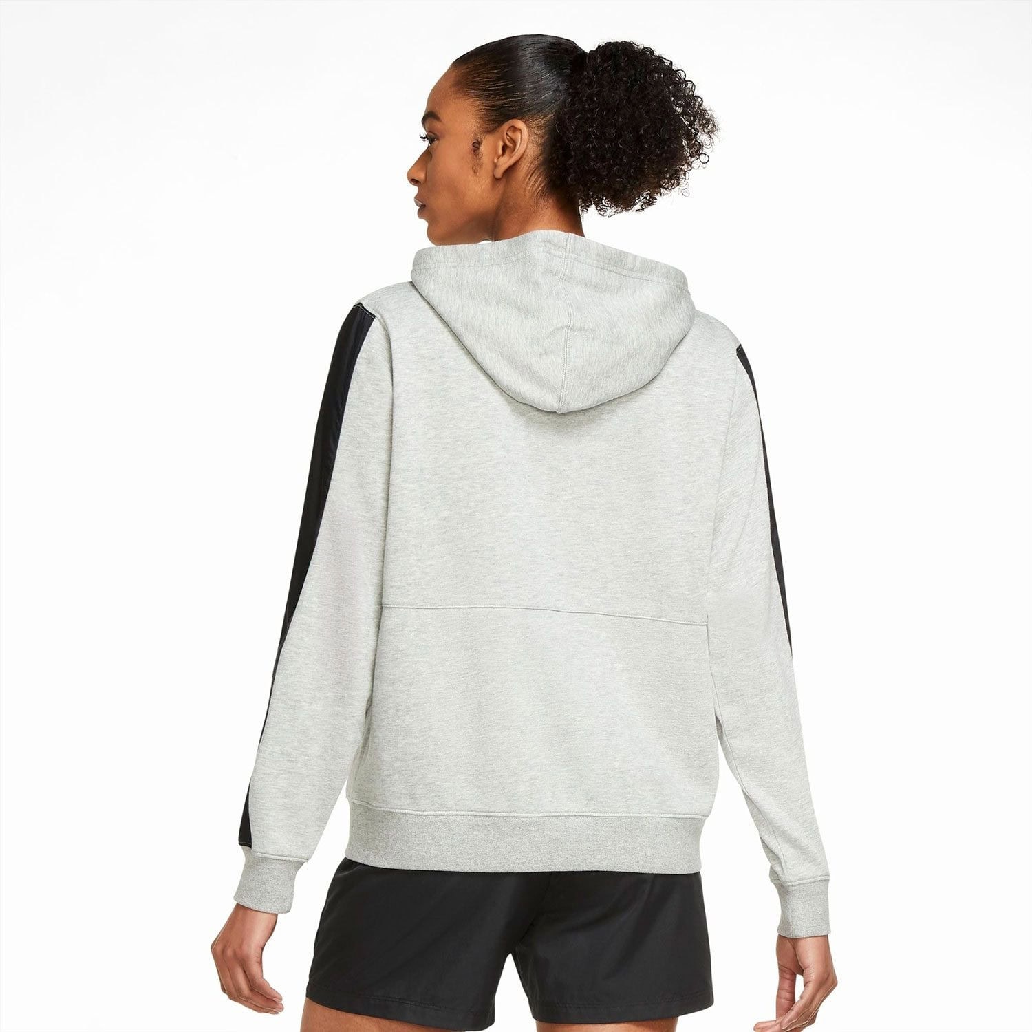 Mikina NIKE Sportswear Heritage Wom Grey - Mikiny s kapucňou - 3