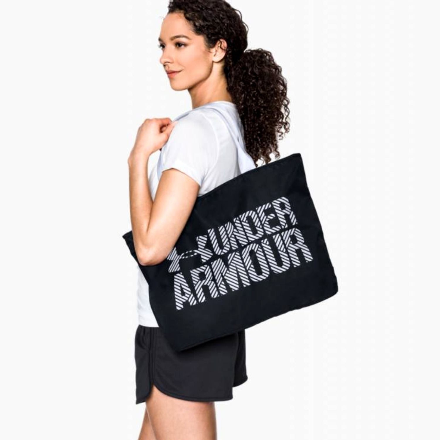 Taška UNDER ARMOUR Big Wordmark Tote 2.0 Black - Športové tašky - 2