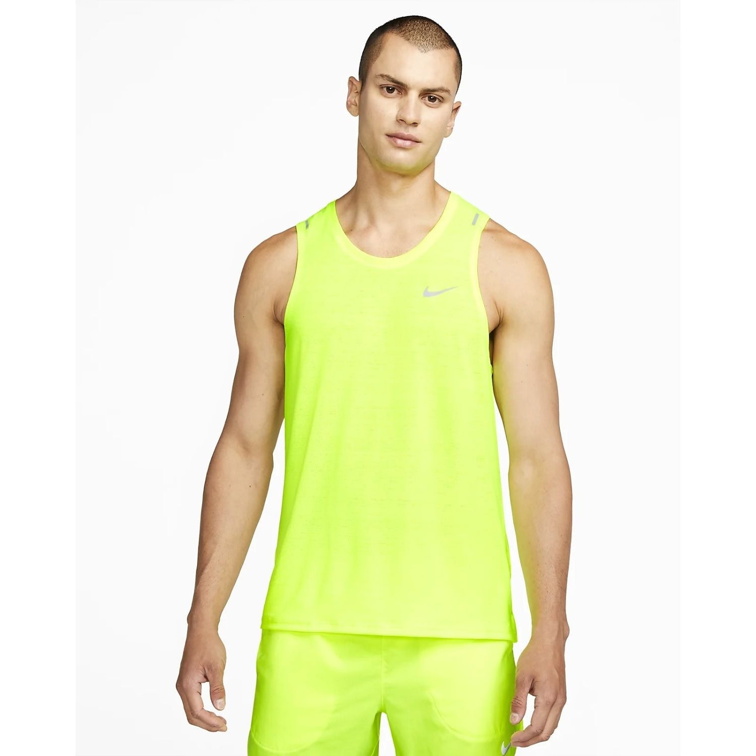 Tielko NIKE Tank Dri-FIT Miler Yellow - NIKE - 1
