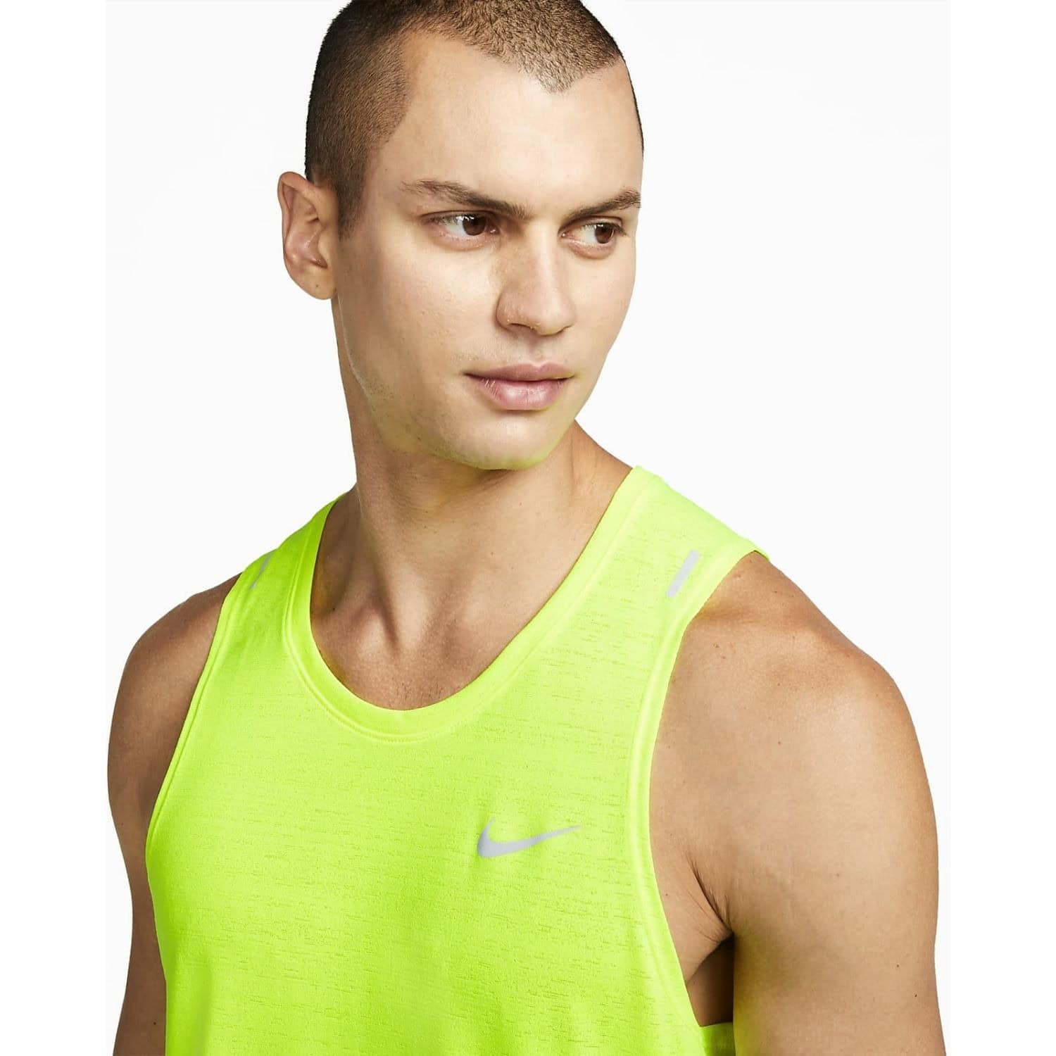 Tielko NIKE Tank Dri-FIT Miler Yellow - NIKE - 2