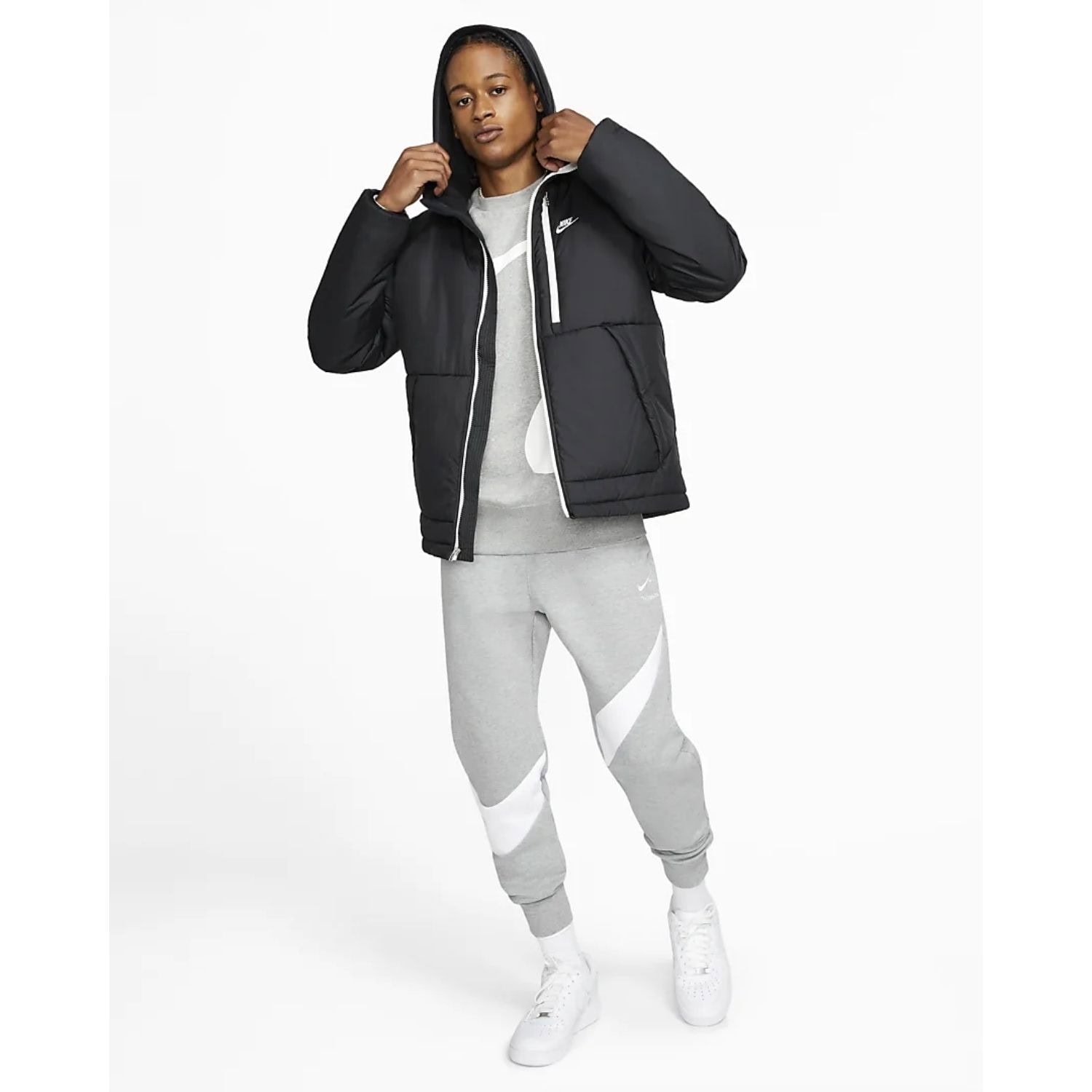 Bunda NIKE Sportswear Therma-FIT Rpl Black - Bundy & Vesty - 6