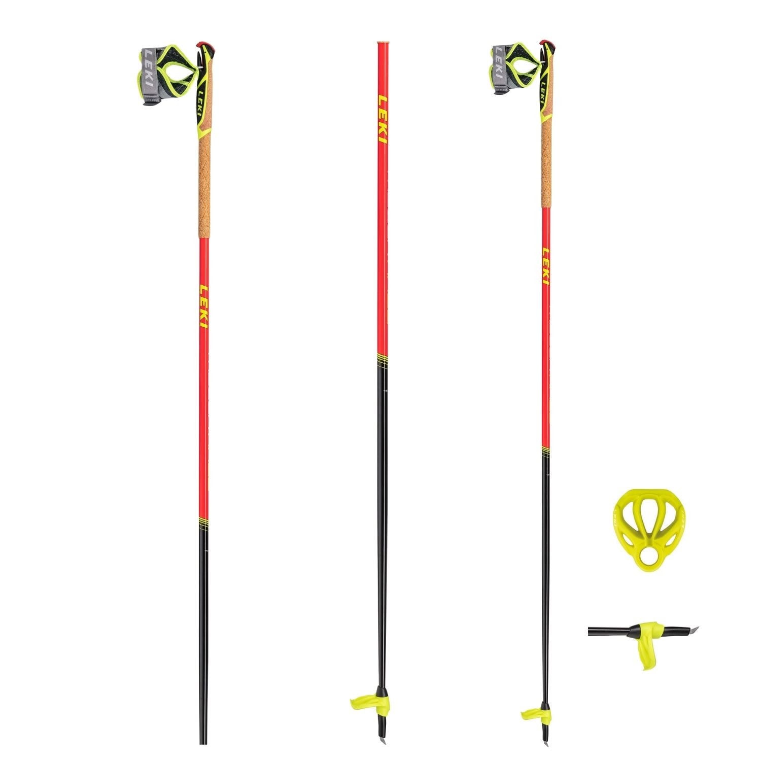 Karbónové skialp palice LEKI Mezza Race - Skialpinistické palice - 1