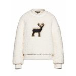 Plyšový sveter GOLDBERGH Deer Teddy White