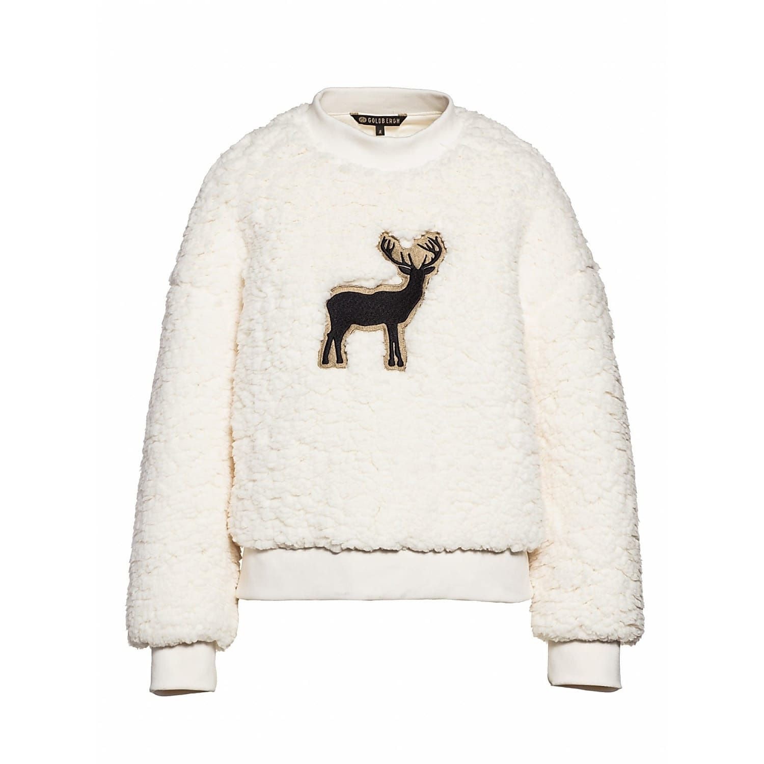 Plyšový sveter GOLDBERGH Deer Teddy White - Svetre - 1