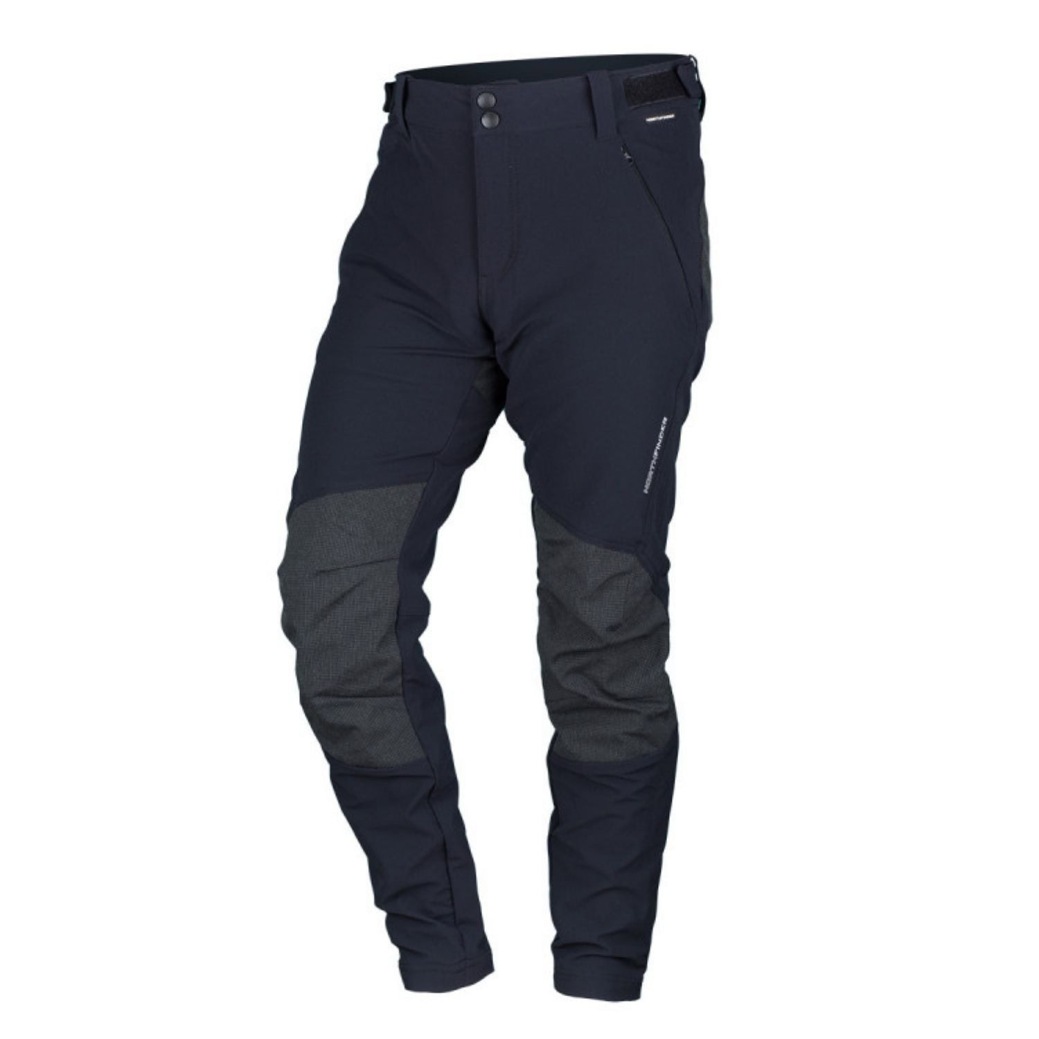 Nohavice NORTHFINDER Rib-structure Raul Black - Turistické nohavice - 3