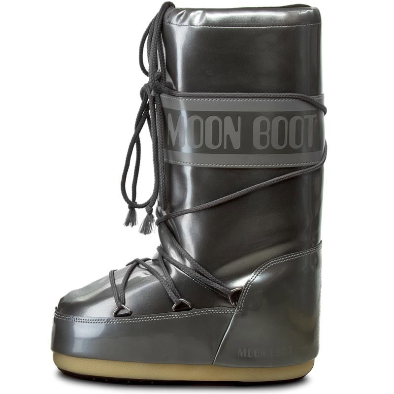 Snehule MOON BOOT Vinyl Met Silver - Zimná obuv - 4