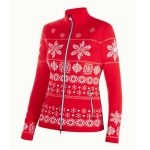 Mikina NEWLAND Lady Full Zip Red/White