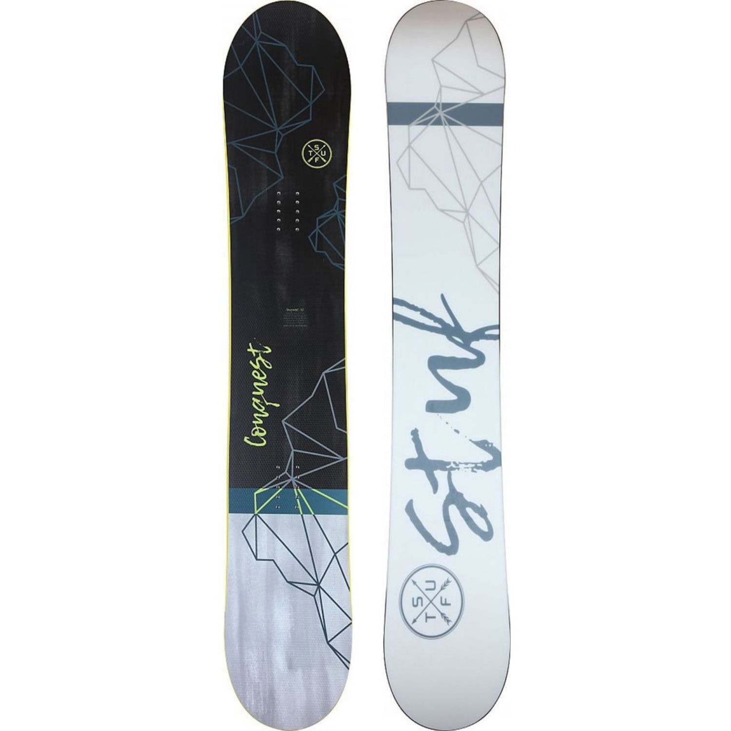 Snowboardový set STUF Conquest Rocker s viazaním SP Fastec + topánky - Pánske sety - 2