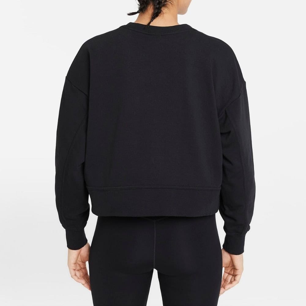 Mikina NIKE DRY FIT GET FIT Black/White - Mikiny bez kapucne - 2