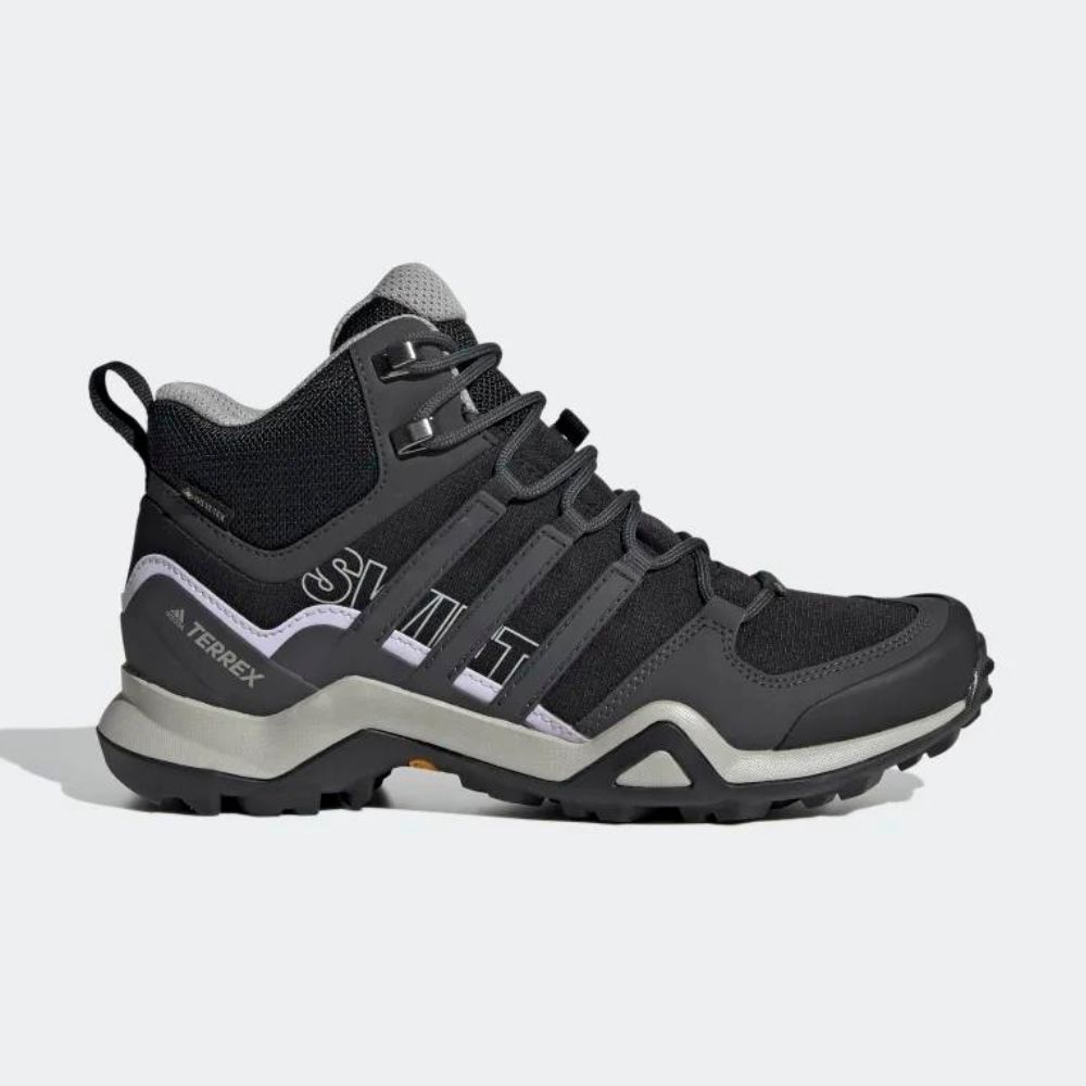 Topánky ADIDAS Terrex Swift R2 Mid Gtx W Black/Purple - Športová obuv - 1