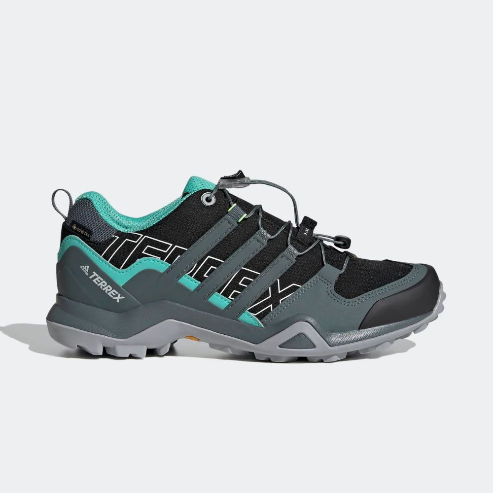 Topánky ADIDAS Terrex Swift R2 W Black/Turquoise - Športová obuv - 1