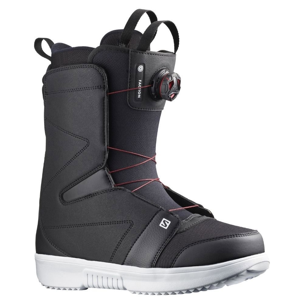 Snowboardová obuv SALOMON Faction Boa Black/White - Pánska obuv - 1