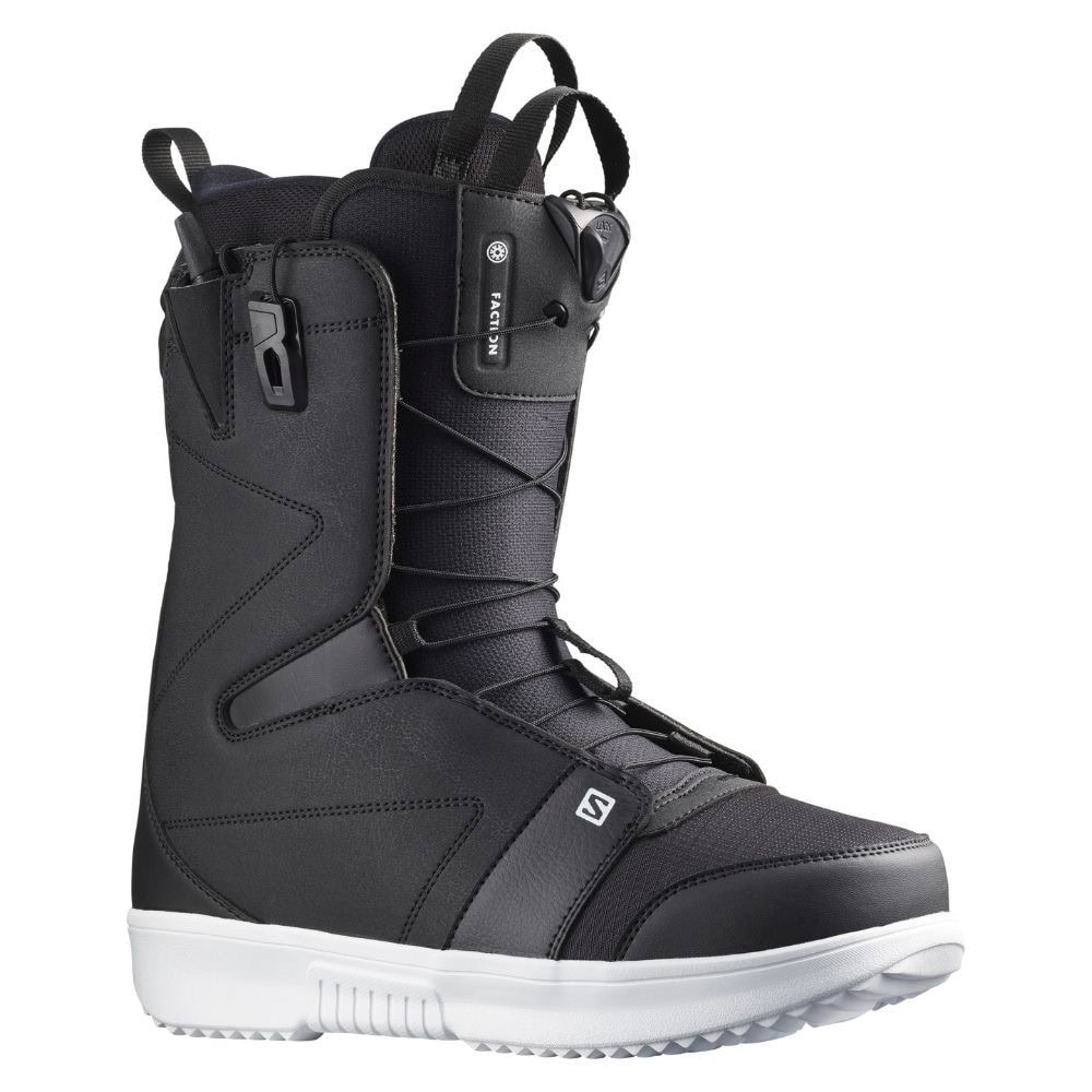 Snowboardová obuv SALOMON Faction White/Black - Pánska obuv - 1
