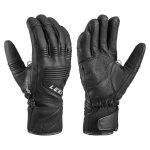 Kožené rukavice LEKI Elements Platinum S Black