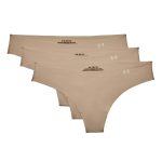 Nohavičky UNDER ARMOUR PS Thong 3Pack Brown