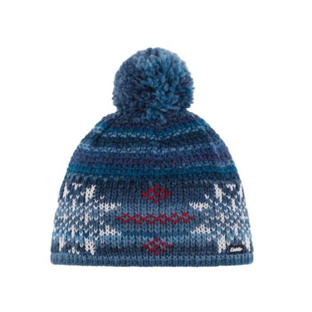 Zimná čiapka EISBÄR Ike Pompon MÜ blaujeans-white-ardea - Čiapky - 1