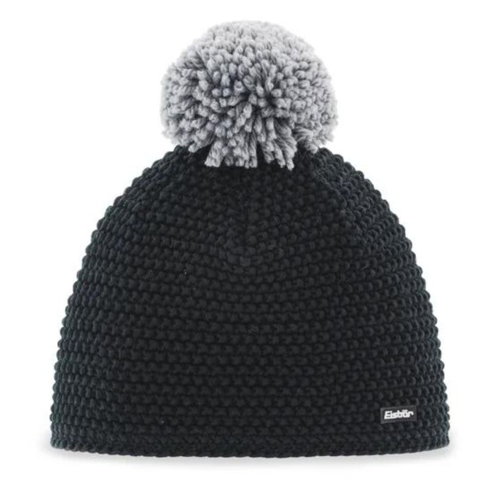 Zimná čiapka EISBÄR Jamie Pompon MÜ black/gray - Čiapky - 1