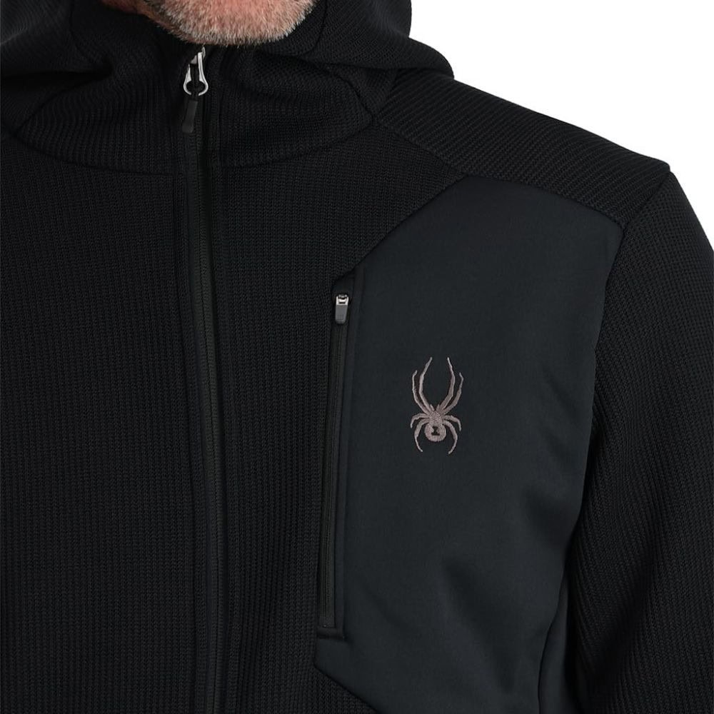 Mikina SPYDER Bandit Black - Mikiny s kapucňou - 4
