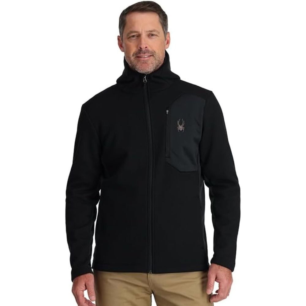 Mikina SPYDER Bandit Black - Mikiny s kapucňou - 1