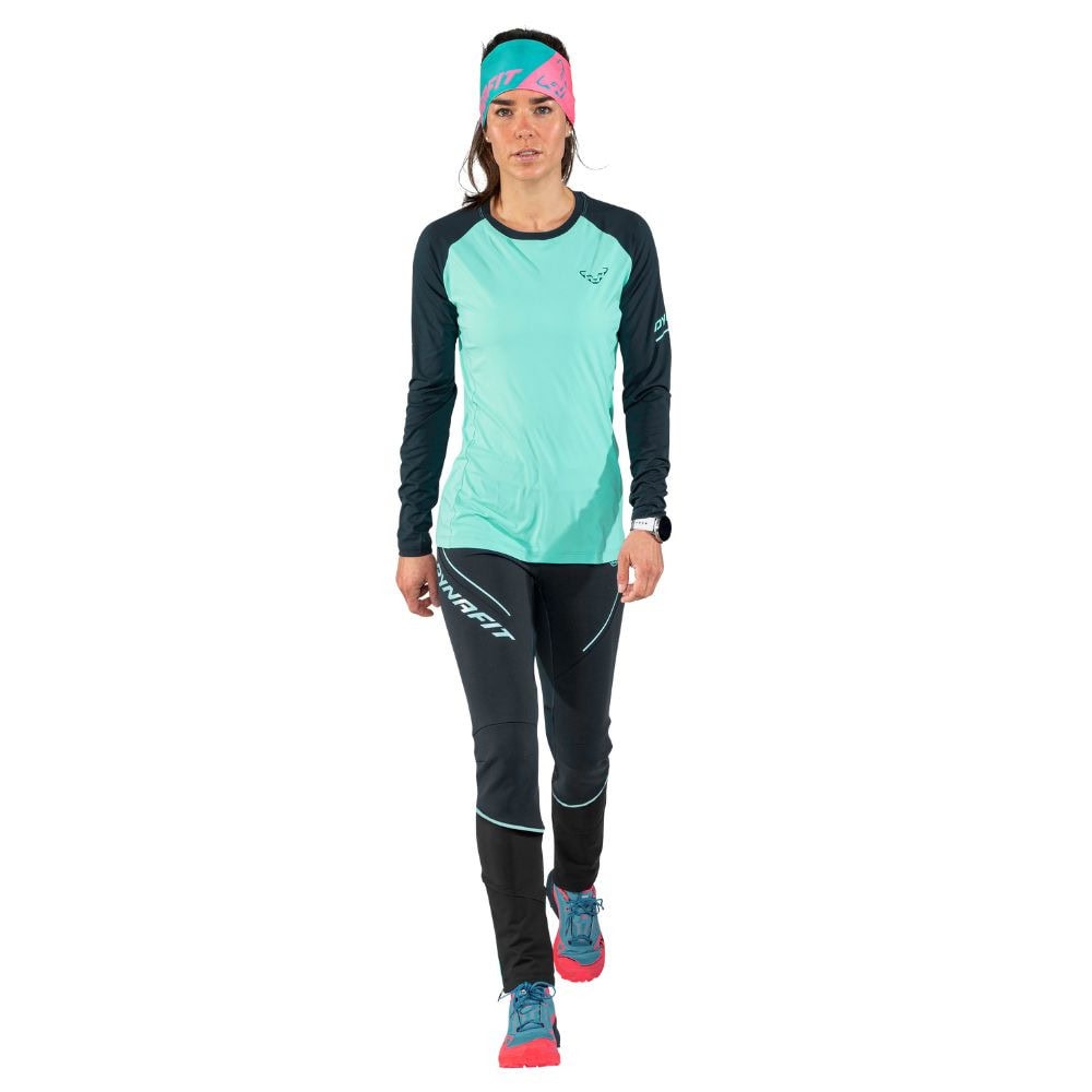 Športové tričko DYNAFIT Alpine Pro Longsleeve W Marine Blue - Dámske oblečenie - 2