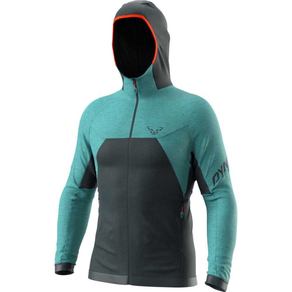 Mikina DYNAFIT Tour Wool Thermal Hooded M Storm Blue - Technické mikiny - 1