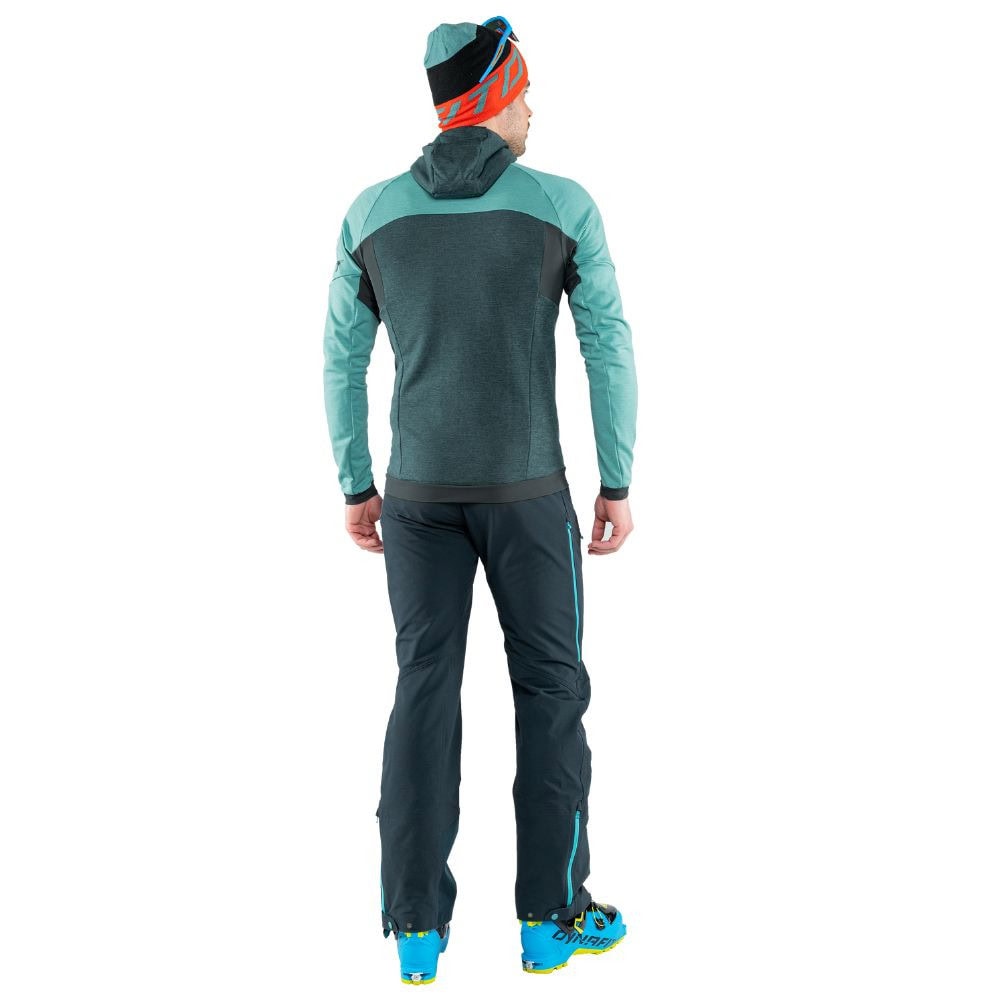 Mikina DYNAFIT Tour Wool Thermal Hooded M Storm Blue - Technické mikiny - 3