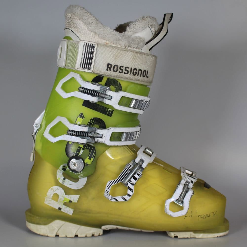 Jazdené bazárové lyžiarky ROSSIGNOL All Track W 70 Yellow - Dámske lyžiarky - 1