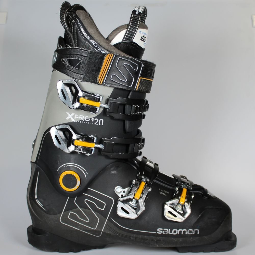 Jazdené bazárové lyžiarky SALOMON X PRO 120 Black yellow - Pánske lyžiarky - 1