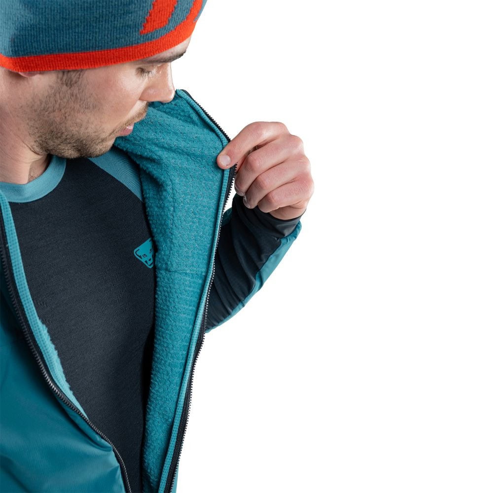 Termo tričko DYNAFIT Tour Light Merino M L/S TEE Storm Blue - Športové termoprádlo - 4