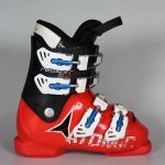 Jazdené bazárové lyžiarky ATOMIC Redster JR4 Red