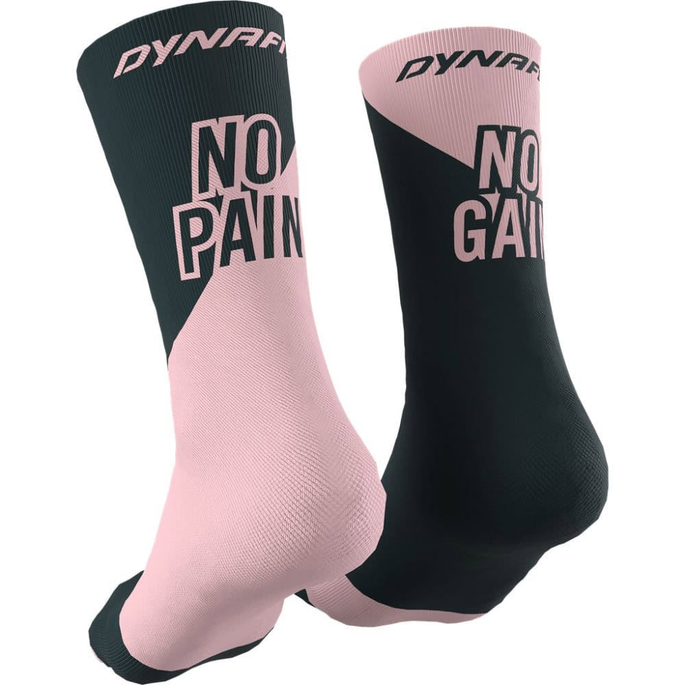 Ponožky DYNAFIT No Pain No Gain Pale Rose Blueberry - Ponožky - stredné - 1